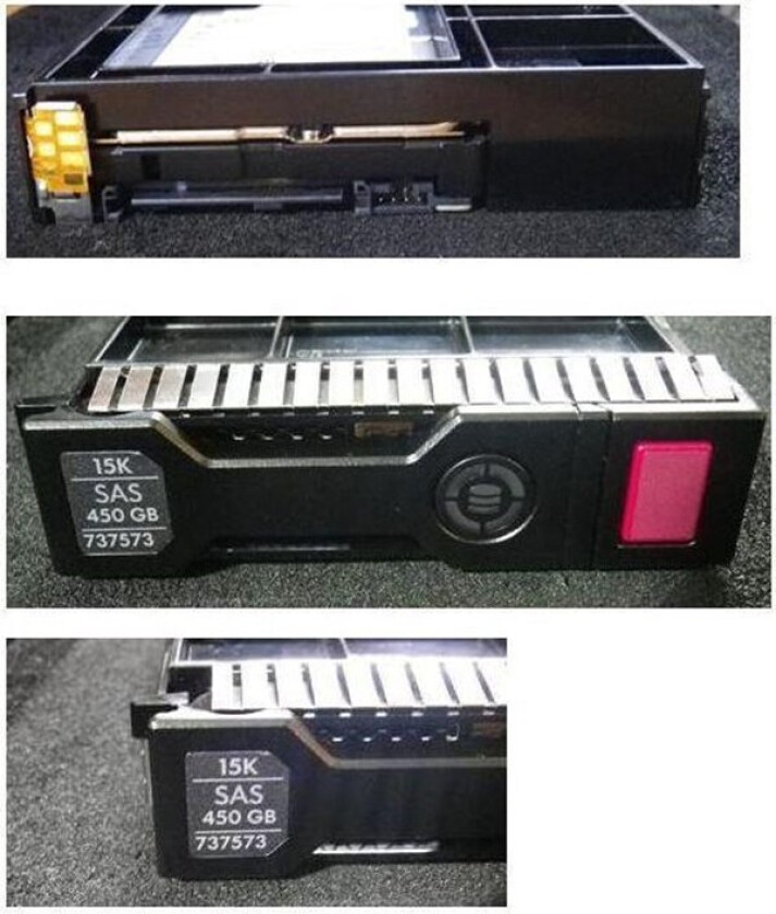 E Dual Port Enterprise - Harddisk - 450 GB - hot-swap - 3.5 LFF - SAS 12Gb/s - 15000 rpm - med  SmartDrive-holder