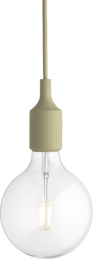 E27 Pendant Lamp, Beige-Green