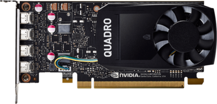 Quadro P1000 - 4GB GDDR5 RAM - Grafikkort