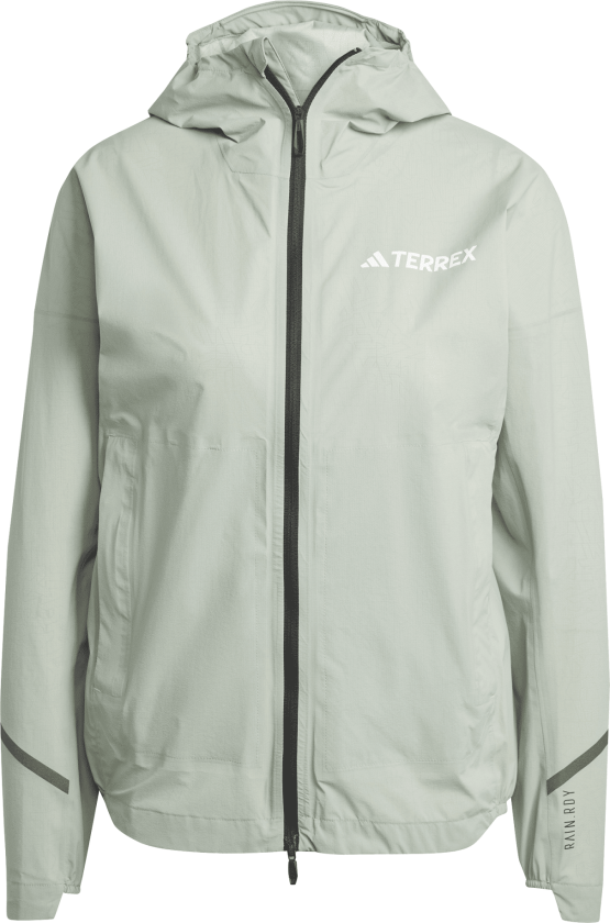Women's Terrex Xperior 2.5L Light RAIN.RDY Jacket Silver Green L, Silver Green