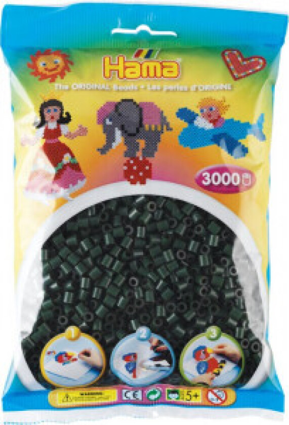 Midi Beads 3000 pcs Dark Green
