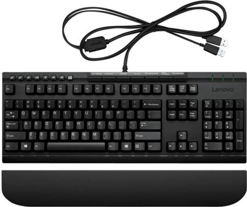 Enhanced Performance Gen II - keyboard - Norwegian - black - Tastatur - Norsk - Svart