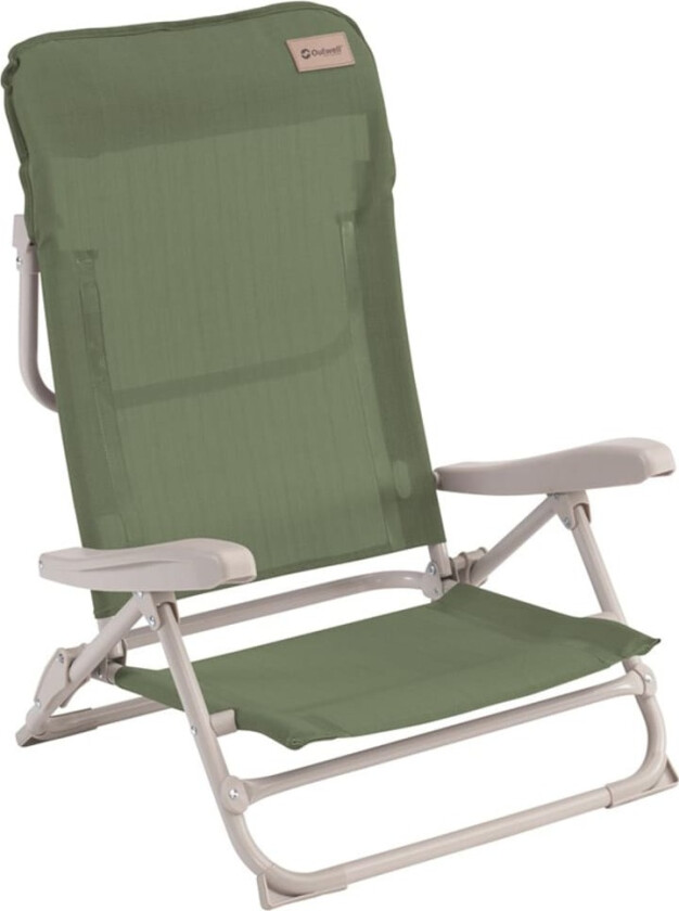Sammenleggbar strandstol Seaford vingård grønn