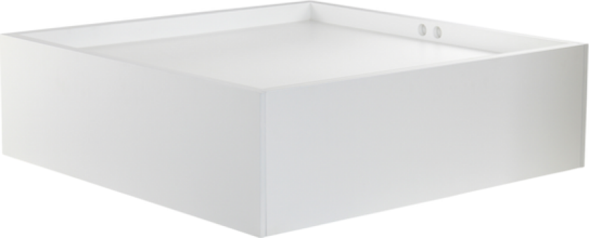 sofabord 100x100 cm Matt hvit hvit