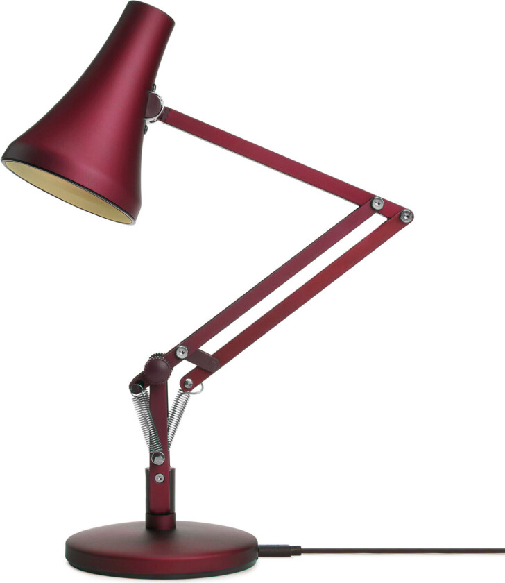 90 Mini Mini Desk Lamp Berry Red & Red