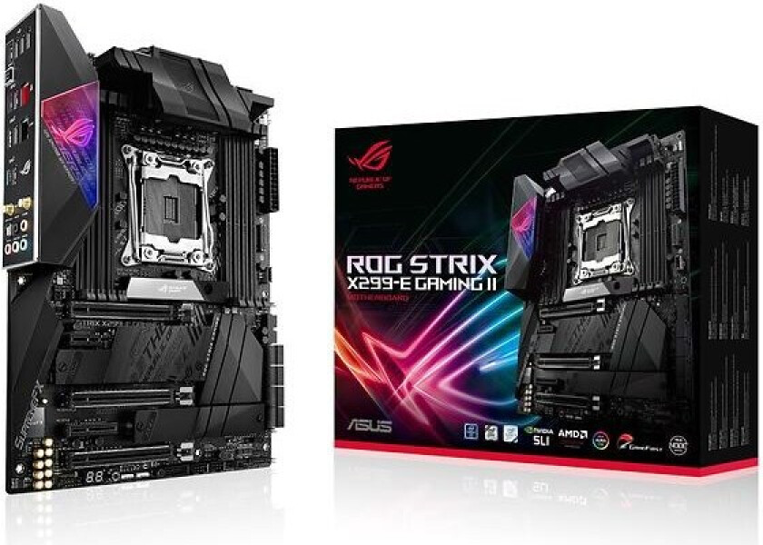 ROG STRIX X299-E GAMING II Hovedkort - Intel X299 - Intel LGA2066 socket - DDR4 RAM - ATX