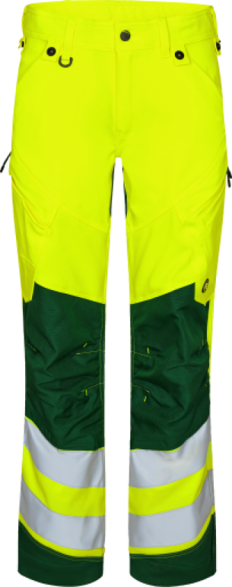 stretchbukse 2544, High-Vis, klasse 2, gul/grønn, str 76