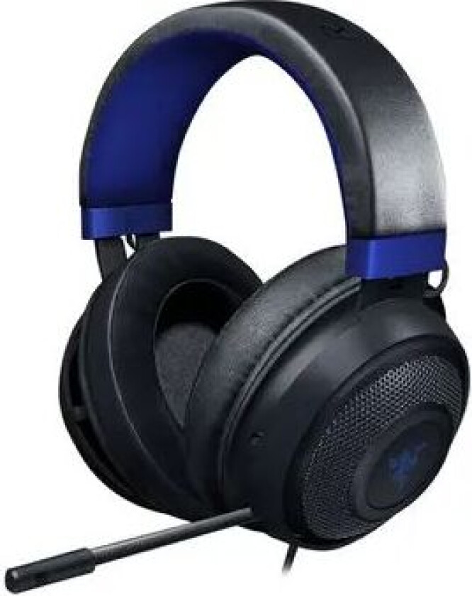 Kraken Wired Gaming Headset Hodesett 3,5 Mm Jakk Stereo Blå, Svart