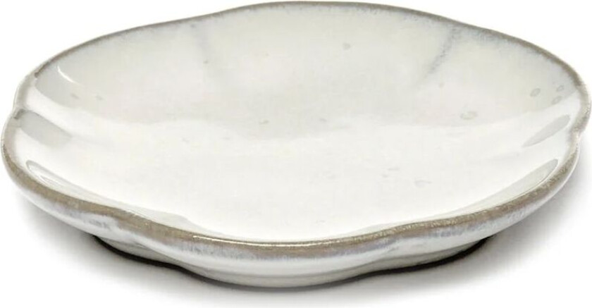 Inku Ribbed Plate  / White