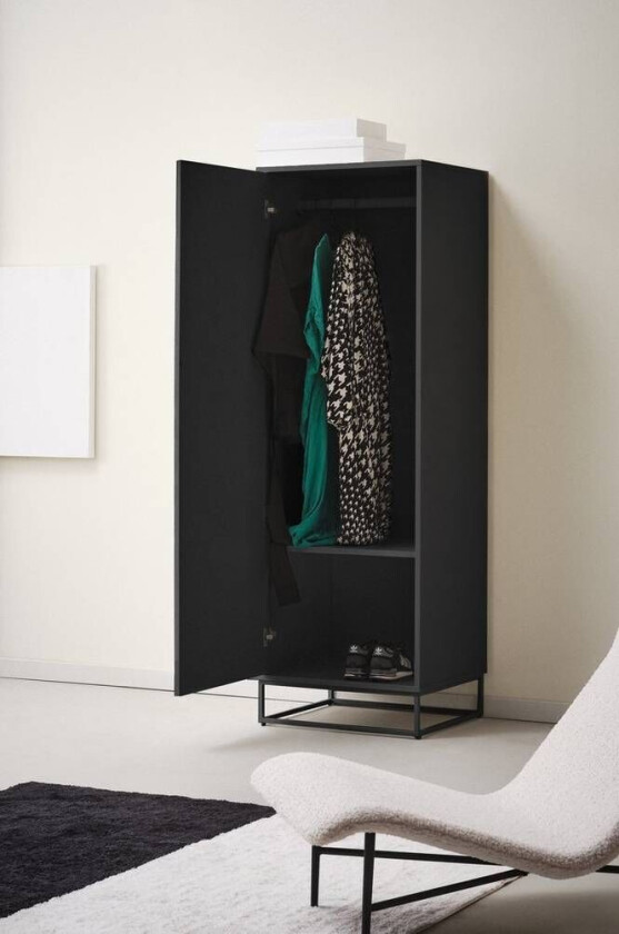 garderobe Matt svart grantham matt svart