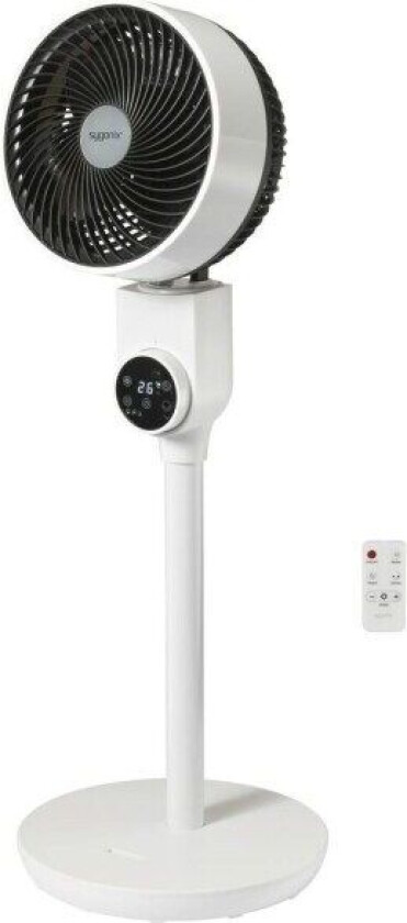 Sygonix Gulvvifte 50 W (Ø x H) 250 mm x 880 mm Weiß (SY-5245868)