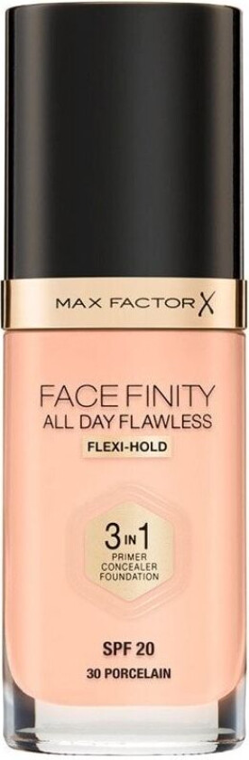 Facefinity 3 In 1 Foundation 30 Porcelain