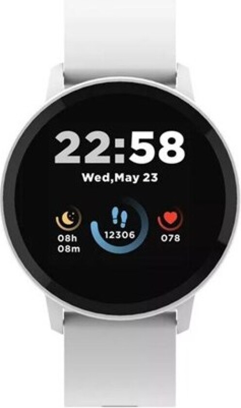 SW-63 smart watch with strap - 512 KB - white