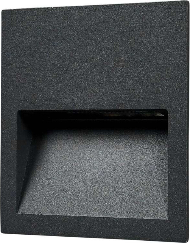 Loya kvadratisk utendørs LED innfellingsvegglampe