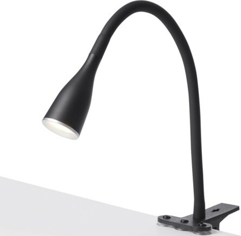 Eye klemmelampe, sort