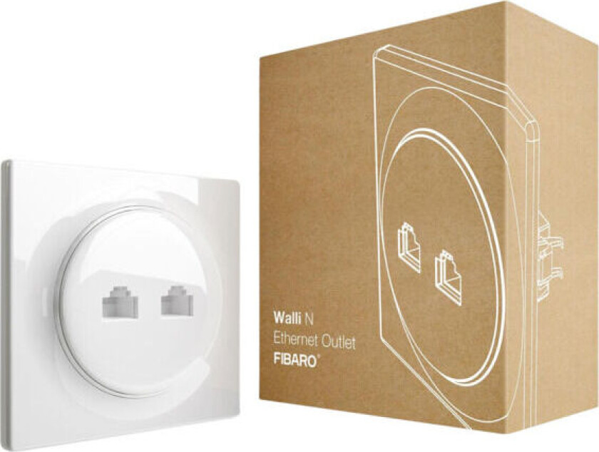Fibaro Walli N Ethernet Outlet Cat 6