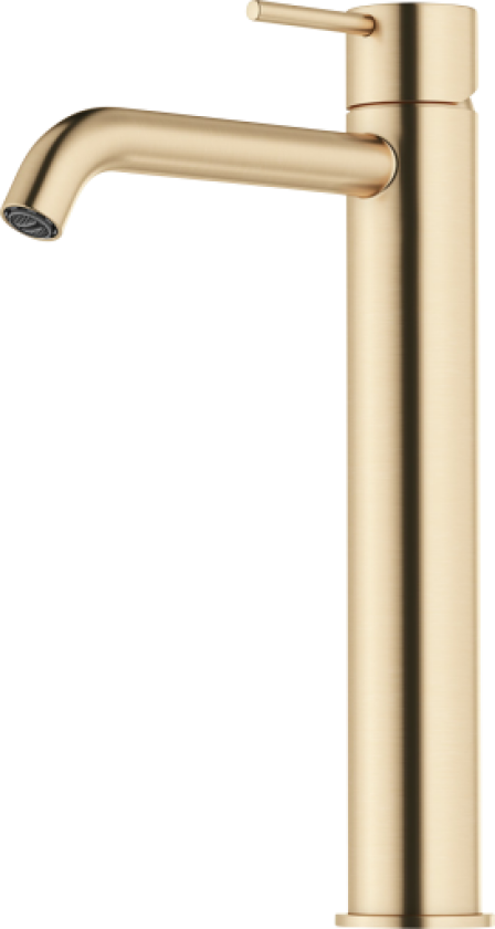 Inxx II Soft High servantbatteri, børstet messing