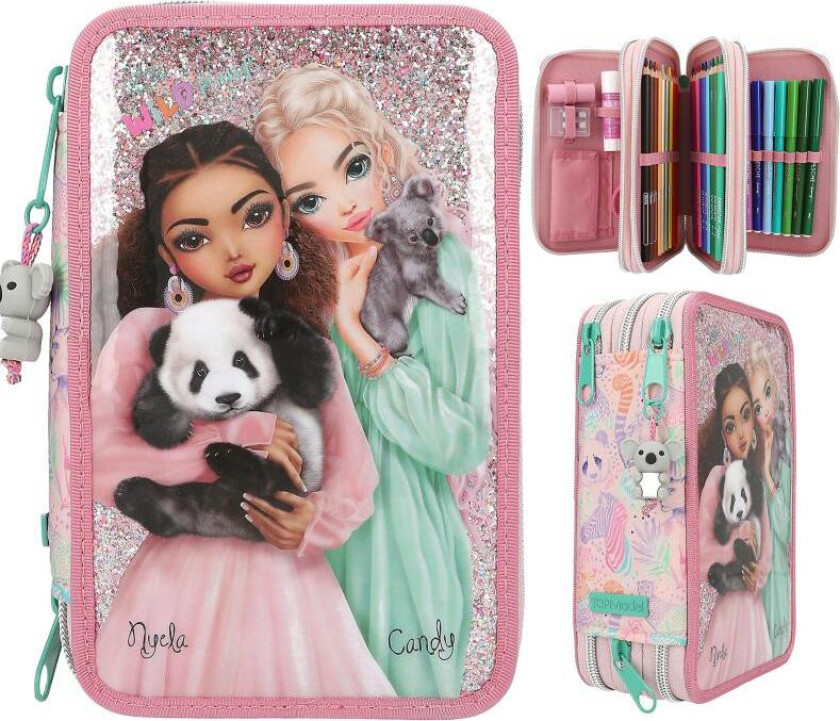 TOPModel Triple Pencil Case WILD ( 0412785 )