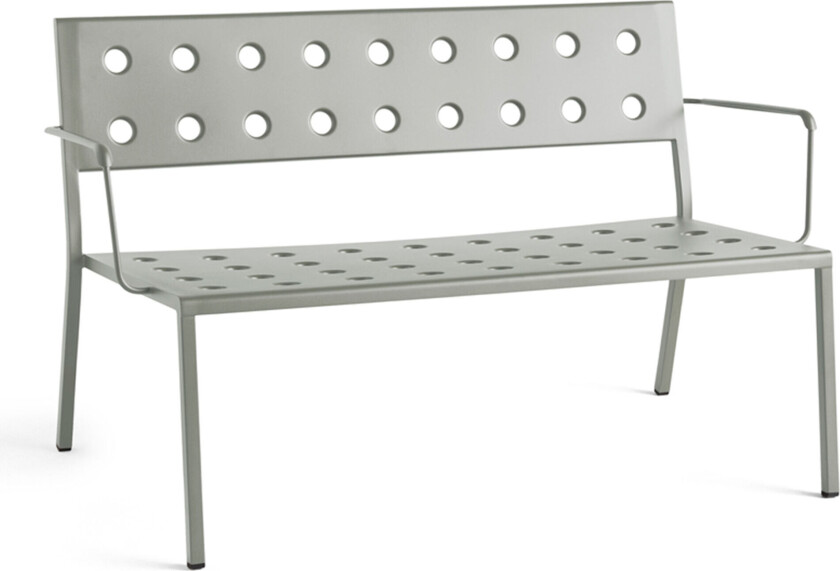 Balcony Lounge Bench w. arm / Desert Green