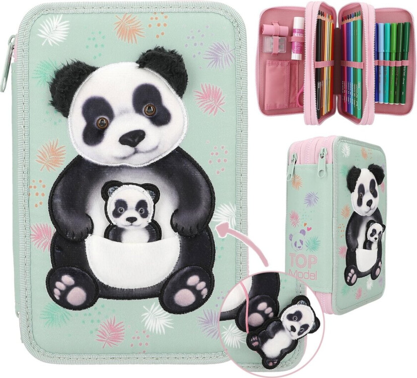 TOPModel Triple Pencil Case Application WILD ( 0412786 )