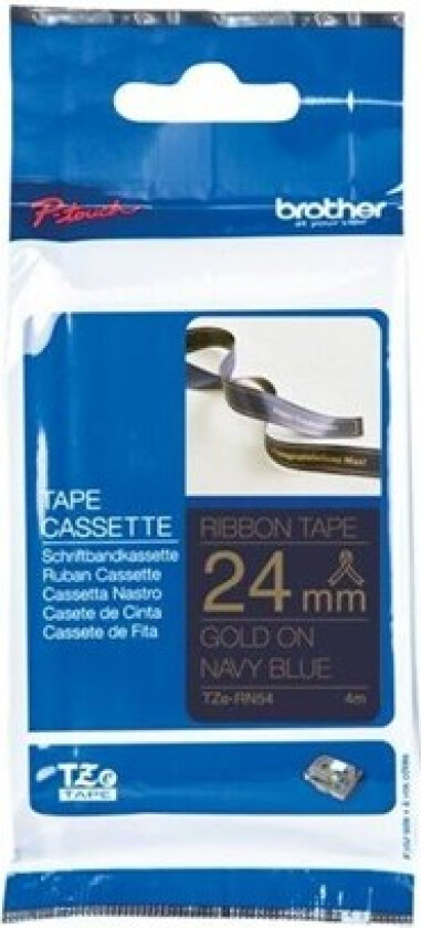 Tape Stoff 24mm Tze-rn54 Gull/navy Bl� Satin