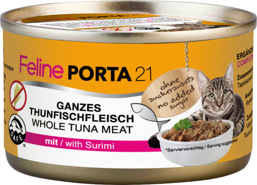 Feline Porta 21 Tunfisk og Krabbe (90 g)