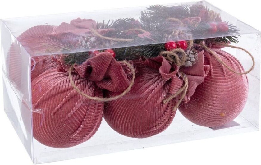 Juletrekuler Flerfarget Rosa Manchester Foam 6 x 6 x 6 cm (6 tall)