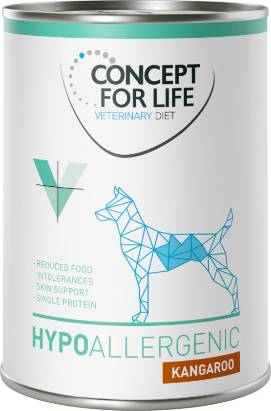 Concept for Life Veterinary Diet Hypoallergenic Kenguru - 6 x 400 g