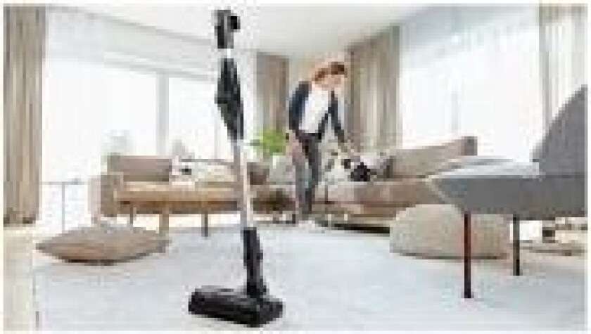 Unlimited 7 BSS711W - Støvsuger - pinne/håndholdt (2-i-1) - uten pose - uten kabel - hvit - 1 batteri, inkludert lader