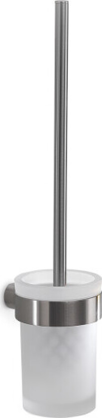 Piren toalettbørste, børstet rustfritt stål