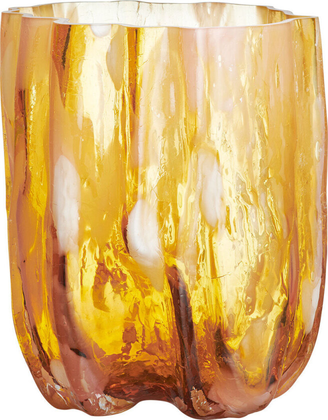 Bilde av Crackle Vas Bärnsten/flamingo 27 Cm