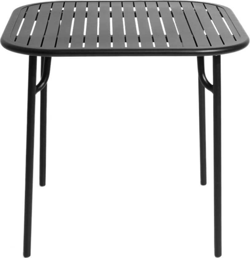 Week-End, Square Table, Black