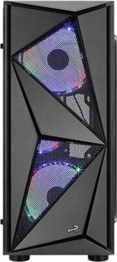 Glider - Tempered Glass Edition - mid tower - ATX - Kabinett - Tower - Svart