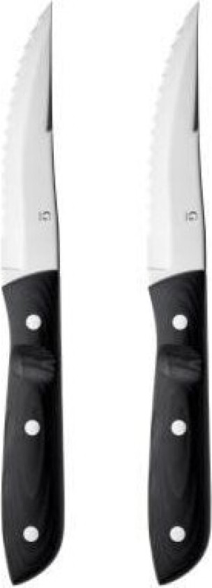 Bilde av Steak knife xl Old farmer micarta 23.5 cm 2 pcs. black/steel