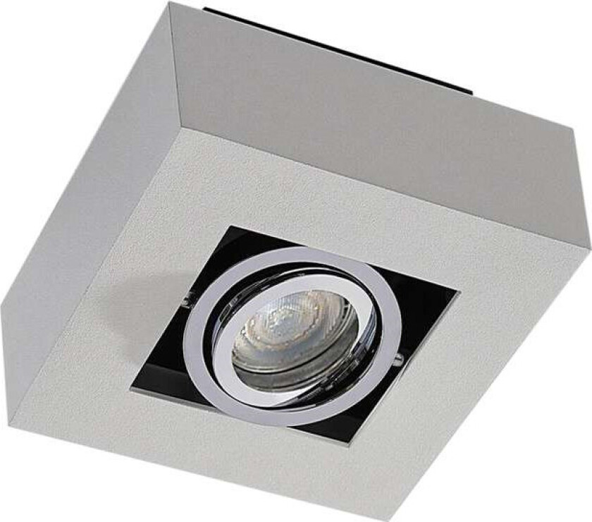 Kantet spot Vince i hvitt