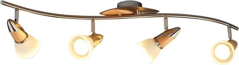 Taklampe Marena med fire lys, E14 LED-lys