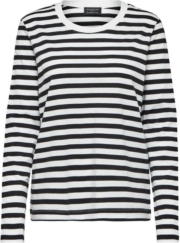Selected Femme Standard Genser - Black And Snow White