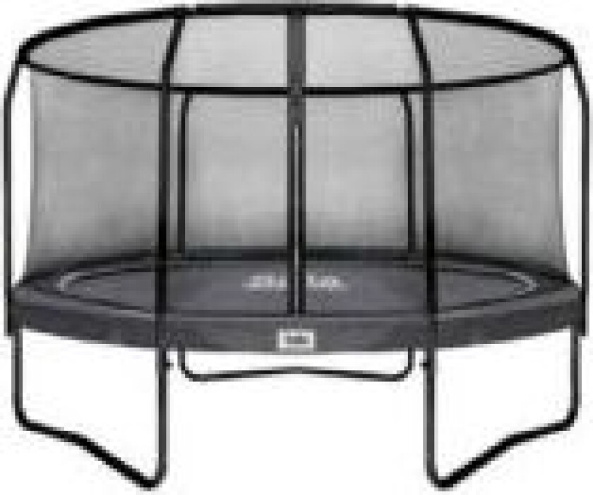 551-17 PBE, Trampoline over bakken, Rund, 100 kg, Safety net, Sort