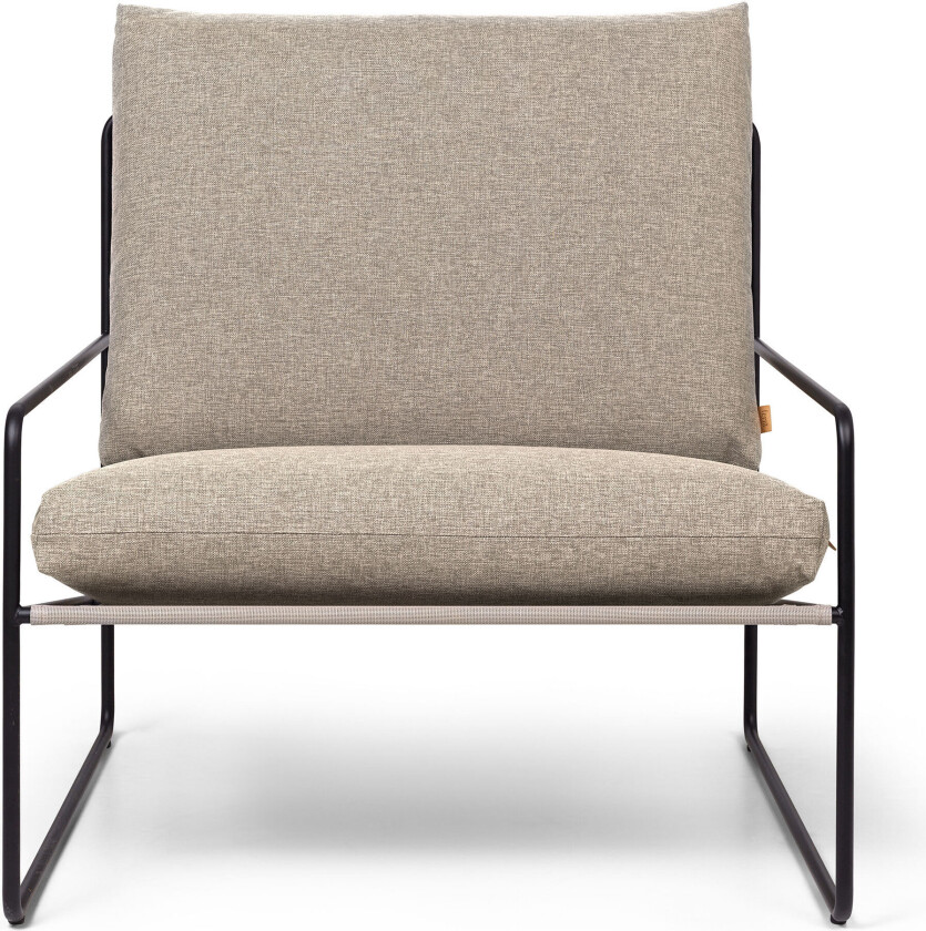 Ferm Living Desert 1-Seater Black / Dark Sand