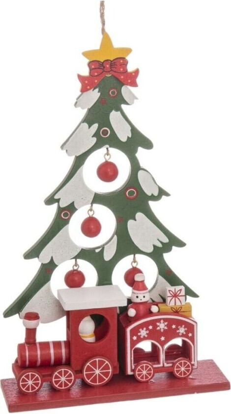 Juletrekule Flerfarget Tre MDF Juletre 20 x 12 x 4 cm