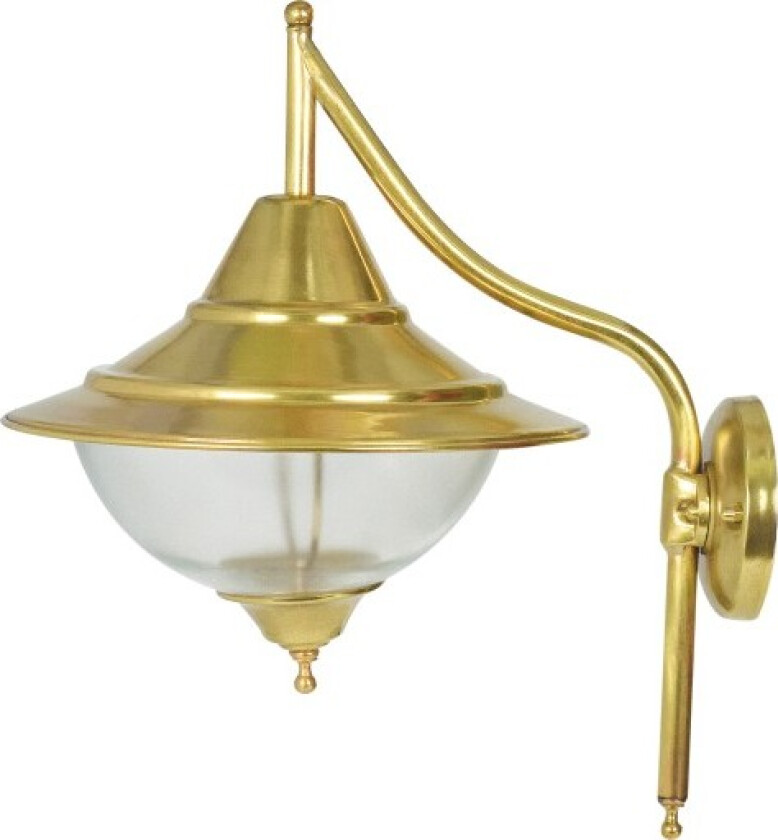 308 Vegglampe messing IP43