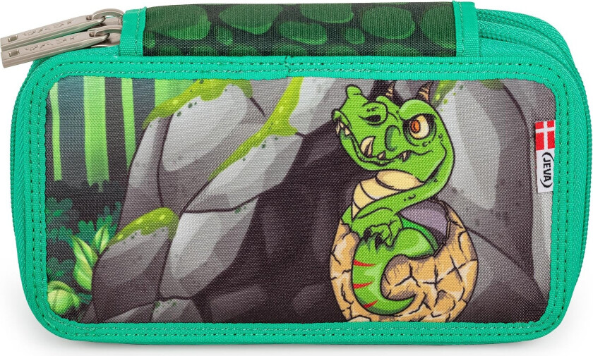 JEVA - Pencil Case TwoZip - Dragon Draco (8865-63)