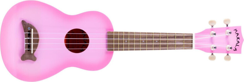 Makala Dolphin Mk-Sd-Pkburst Pink Burst Soprano Ukulele Med Bag