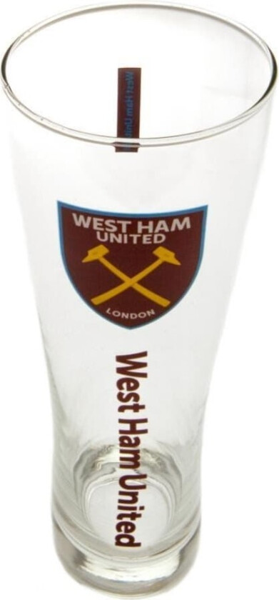 West Ham  FC Official Tall Beer Glass