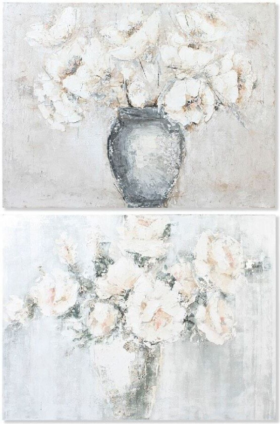 Maleri DKD Home Decor Vase 120 x 3,8 x 90 cm Vase Romantisk (2 kvanta)