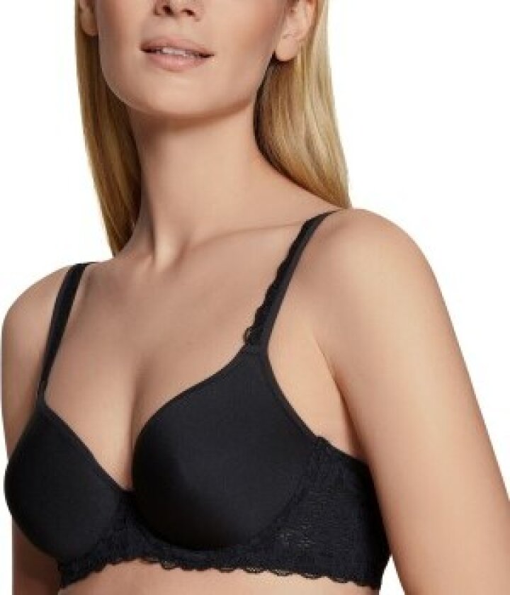 BH Natural Comfort Lace Bra Svart polyamid B 90 Dame