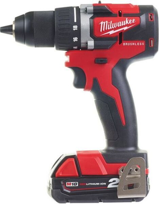 M18 CBLDD-202C Borskrutrekker med batteri og lader