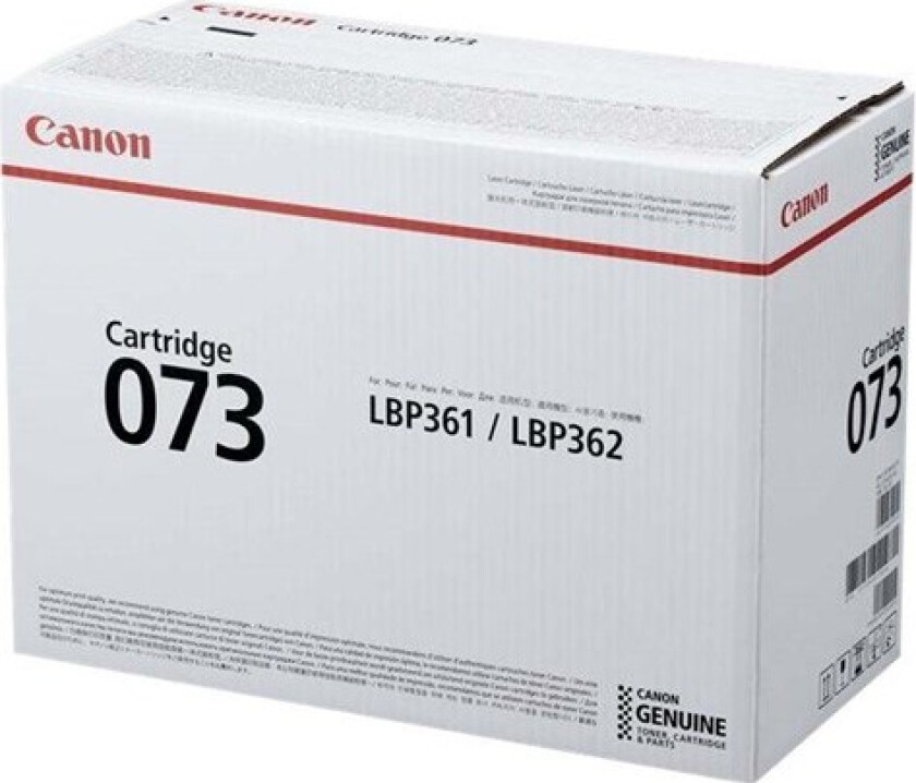 Toner Cartridge 073 Black - Laser toner Svart