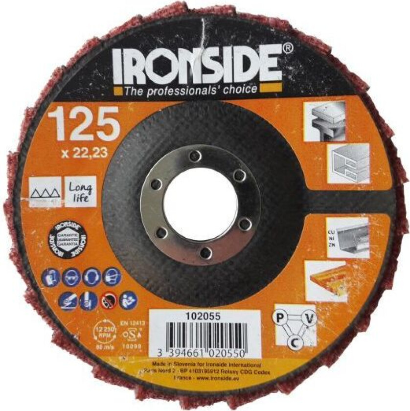 102055 Lamellrondell til polering Middels