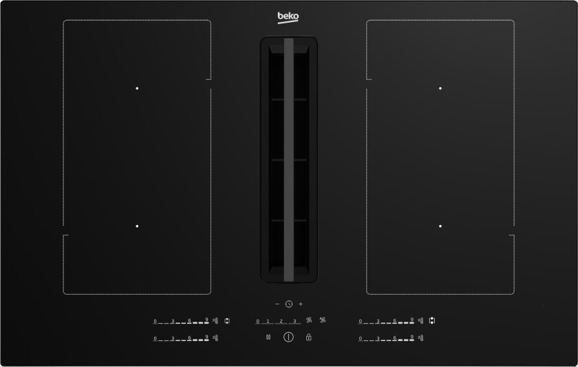 platetopp med ventilator HIXI84701UP innebygd